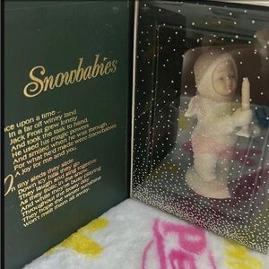 Snowbabies Figurine with Candle